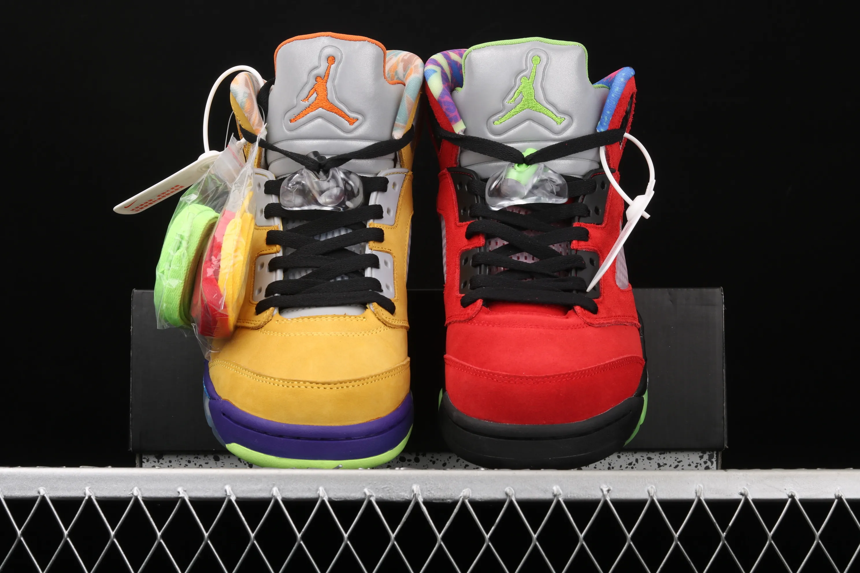 All categories Air Jordan Jordan series basketball shoes Air Jordan 5 J version Air Jordan 5 "What The" AJ5 Joe 5 red and yellow mandarin duck CZ5725-700